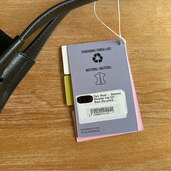 PIXIE MOOD “DIAMOND SHOULDER BAG” Purse Handbag - Picture 4 of 6